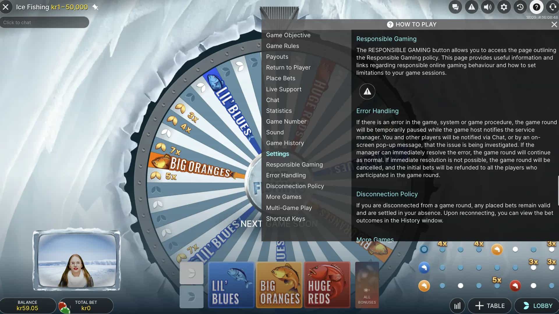 how to play Ice Fishing