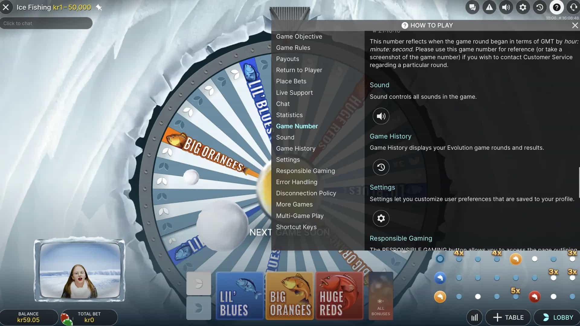 how to play Ice Fishing